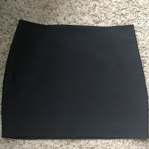 Express black mini skirt